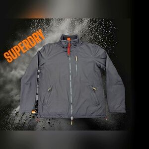 Superdry The Windhiker Water-resistant Fleece-Lined Jacket Women Size XL